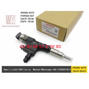 China Genuine and New Fuel Injector 095000-847# 095000-8470 9709500-847 for Dyna 23670-78160 23670-E0410 2367078160 23670 E041 on sale