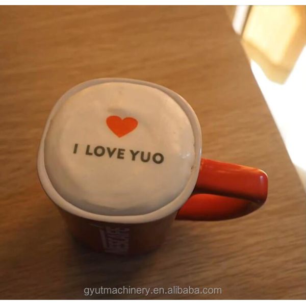 3D Food Cake Coffee Printer with Height Adjust HP 803 Print Head and Free Edible