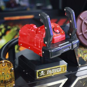 Deadstorm Pirates Machine Gun Arcade Game Luxury Appearance With HD Screen