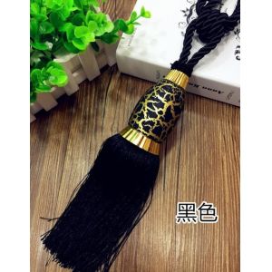 Fashion custom long tassel fringe trimming for curtain attractive tieback