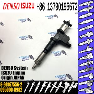 Genuine and new fuel injector 095000-8980 095000-8981 095000-8982 8-98167556-2 for ISUZU 6WG1 Engine