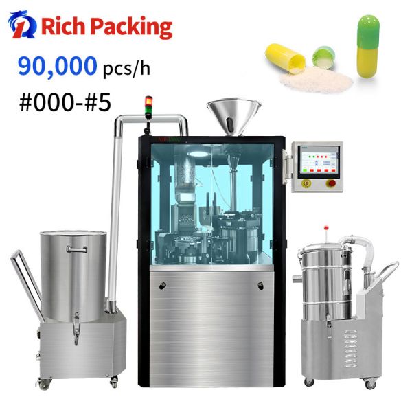 High Speed Capsule Filling Machine Automatic Medical Pharma Encapsulation
