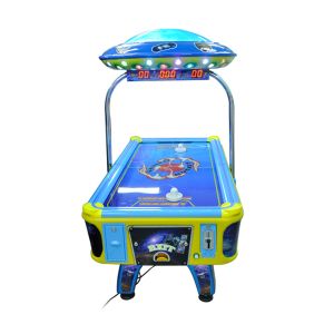 2 Players Small Air Hockey Arcade Machine For Space Theme Amusement