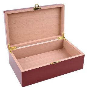 Custom Moisture Regulating Antibacterial Stable Spanish Cedar Wood Cigar Box