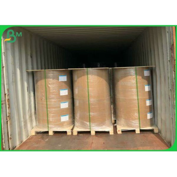 pe coated paper 135gsm 160gsm PE Coated Paper , Glossy Coated Paper For Lunch Food Packaging Boxes
