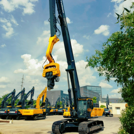 High-Efficiency Pile Hammer – 12m Piling & Pulling Capacity + Low Vibration