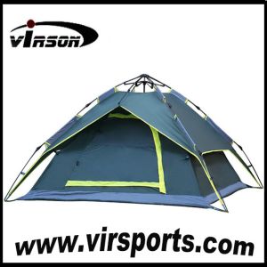 5-6 person ployester waterproof inflatable portable air camping tent