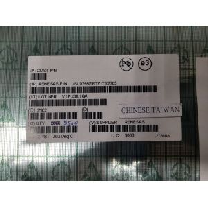 ISL97687IRTZ-TS2705 4-Channel LED Driver with Phase Shift Control and 10-Bit