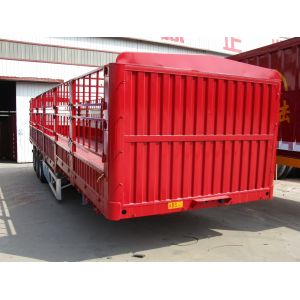 Cheap 20FT Highwall Towing Agricultural Trailer Fence Drawbar Full Trailer for sale