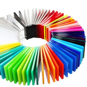 Fluorescent Acrylic Sheet Casting with 80-100 Times Of Ordinary Glass Impact