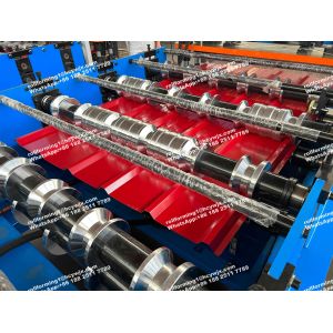 Ethiopia 600 PLC Control System Roof Sheet Making Machine Iron Rolling Machine