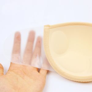 F1033 Cheap strapless full figured push up plus size stick on bra