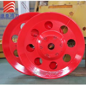 China Pulley Drilling Rig Tool For Kelly Bar -33 Cast Iron Thickness 330mm on sale