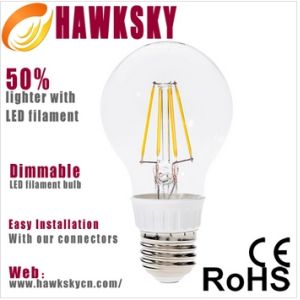 Cheap 99.9% Pure Gold Wire Constant Current 6W Filament Edison Bulb Led Factory for sale