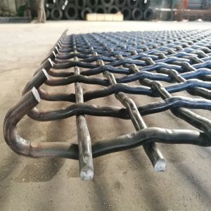 Quarry Industrial Filter Mesh / Rock Screen Mesh High Manganese 65Mn Steel Made