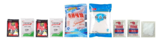 4Side Sealing Liquid Packaging Machine Granule / Powder 220v 4.5 Kw YH-K1080 F1080