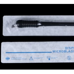 Black Big Head Sketch Brows Disposable Microblading Pen For Semi Pmu And Tattoo
