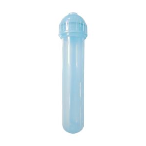 Plastic Large T Semi Transparent Water Filter Housing With Locking Teeth