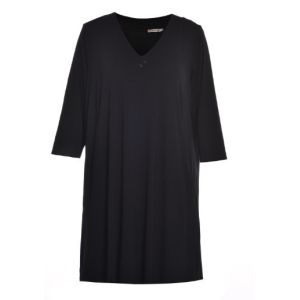 Red / Black Color Beautiful Ladies Plus Size Dresses Anti Wrinkle Breathable