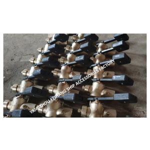 SELF-CLOSING VALVE FOR TANK SOUNDING. WITH VENT VALVE. MODEL-FH-65A MATERIAL -