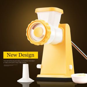 Shule Hand Crank Household Meat Mincer ABS PC With Nozzles