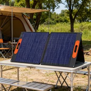 High Efficiency 100W Mono Solar Panel 2-Fold ETFE Portable Power Solution