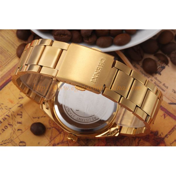 006A IPG Full Gold Watch Wholesale Luxury Men Watch Stainless Steel Quartz Analog Watches
