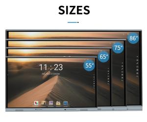 Interactive LCD Flat Panel Display 4K Android 11 Multi Touch LED Screen Monitor With OPS Slot For Education