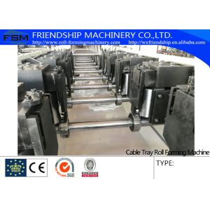 100-600 mm size adjustable Cable Tray Roll Forming Machine , Cold Rolled Steel 1