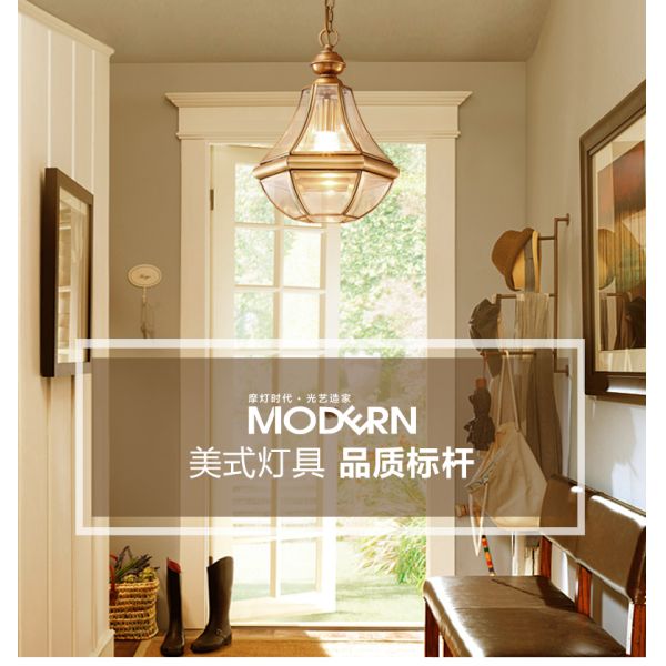 Europe Lustre Copper Led Pendant Chandeliers Lamp Glass Corridor Led Chandelier(WH-CI-140)