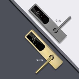 Digital Electronic Apartment Door Locks / Bluetooth WiFi PIN Code Wooden Door