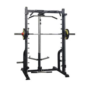 Gym Trainer Training Leg Press Pull-up Chest Press Squat Rack Power Rack