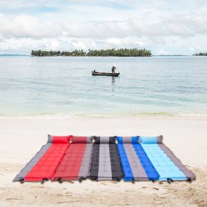 Gray Self Inflating Sleeping Pad Self Inflating Hiking Mattress 63x24x56cm