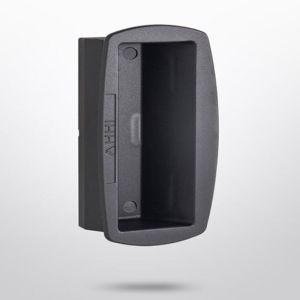 Plastic Flush Industrial Pull Handle For Test Chamber 112x66x28mm