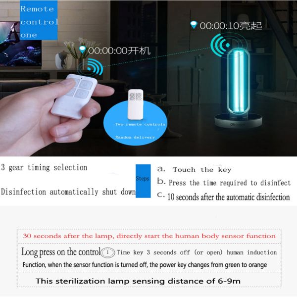 220V Automatic Sensing Purple Uv Light , Uv Lamp Light For Hospital