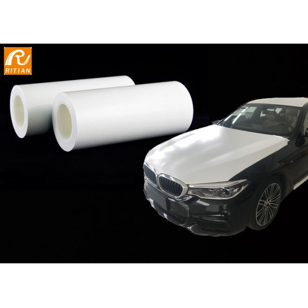 Quality PE White Automotive Protective Film UVResistance with ISO 9001, ROHS SGS Certification wholesale