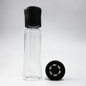 Plastic Jar Manual 220mm 70g 310ml Salt And Pepper Mill
