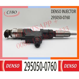Fuel Injector 295050-0760 For HINO N04C 23670-E0250 23670-E0380 23670-E9260
