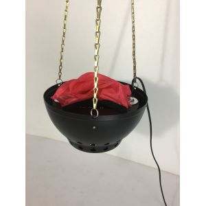 red led silk flame light with iron shell