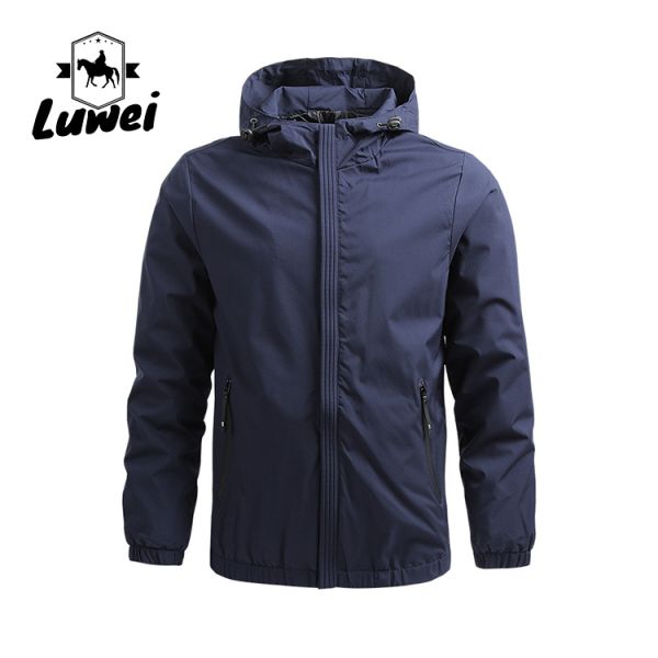 Hot Sale Climbing Sport Male Hooded Chaquetas Rectas Utility Para Hombre Outer Short Anti-wrinkle Men's Jacket