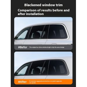 Lixiang Black Knight Modified Glitter Black ABS Window Trim The Ultimate Bumper