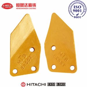 China EX55 EX70 EX80 EX120 HITACHI Excavator Side Cutter Optimized Tooth Angle Blade on sale