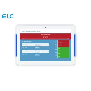 Android 8.1 Touch Screen Digital Signage , Meeting Room Display Tablet With LED