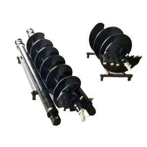 Customized screw pile driver excavators and deep hole drilling rigs for pile