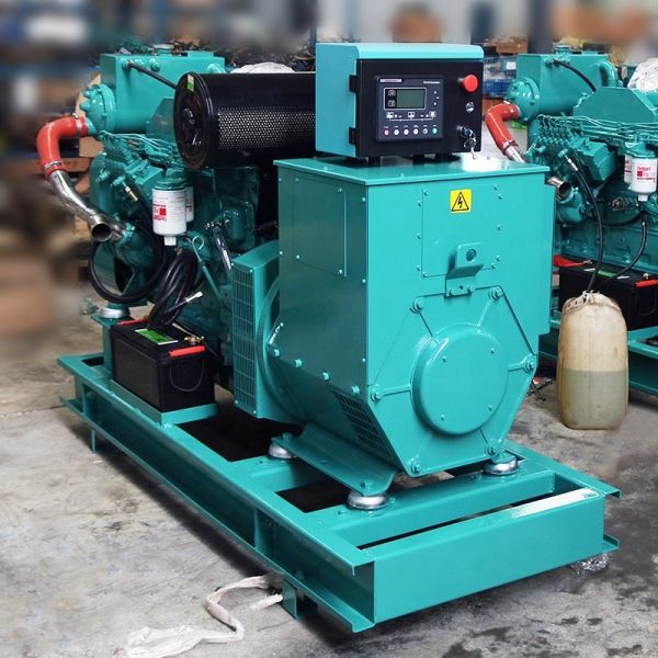 Electric Marine Diesel Generator Set 50hz 80KW 100kva Cummins 6BTA5.9-GM100 6
