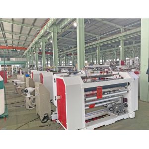 Plastic PE Film Paper High Speed Slitting And Rewinding Machine 130m/min