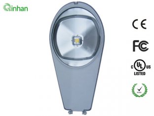 Dustproof 30W AC100 - 240V 50000H 2550 Lm LED street light fixture with 3 Years