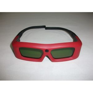 120Hz VR Red DLP Link Active Shutter 3D TV Glasses 0.7ma With CR2032 Lithium