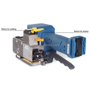 PET Strapping Tool Hand Plastic Battery Powered Packing Tool For Pallet