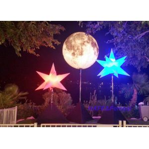 Custom Star Inflatable Lighting Decoration For Party Event